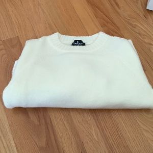Balloon sleeve white/ cream sweater